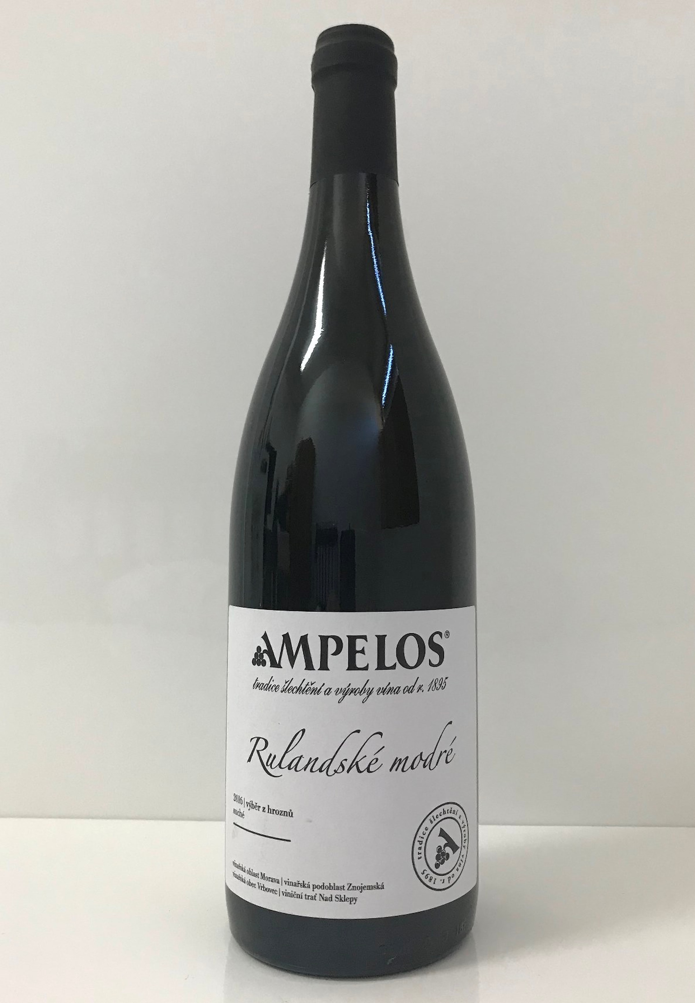 Víno bílé Rulandské modré VZH 2019 Ampelos (tiché víno) 0,75l
